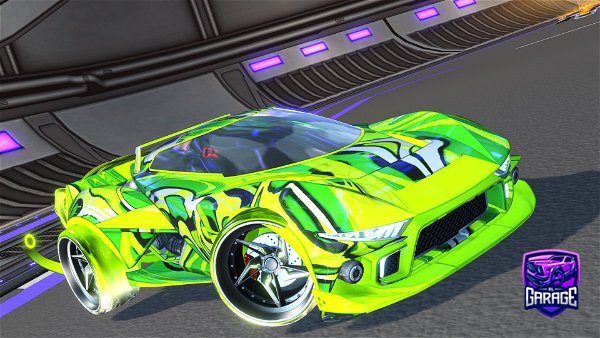 A Rocket League car design from Skull_GN