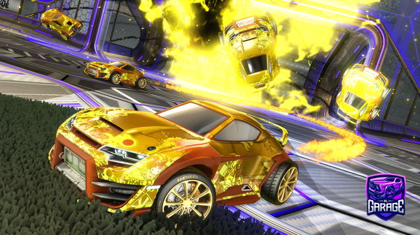 A Rocket League car design from santi9