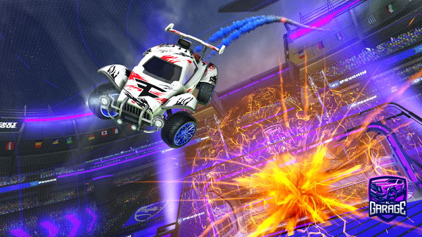 A Rocket League car design from RaccoonsYum