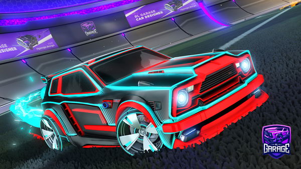A Rocket League car design from PotatoFace15