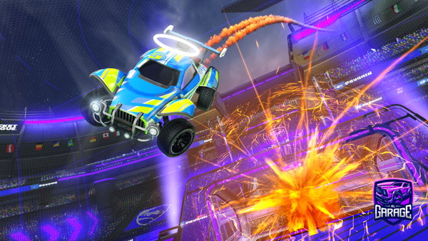 A Rocket League car design from Fe4RFootball