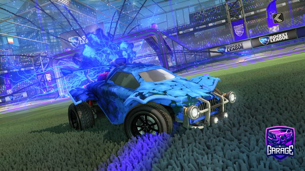 A Rocket League car design from Blue_Panda