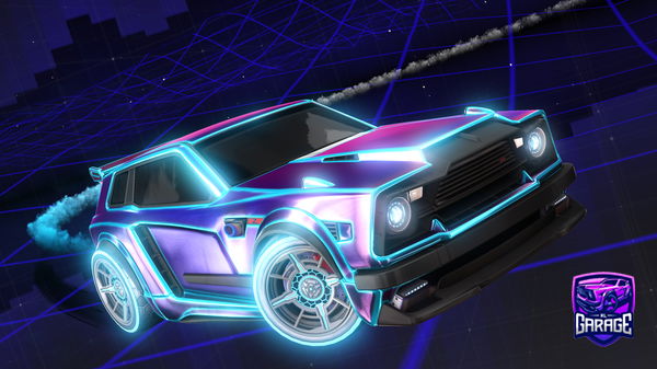 A Rocket League car design from TrickyTeK