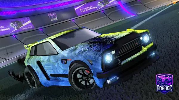 A Rocket League car design from Flerp720