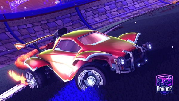 A Rocket League car design from heelloo
