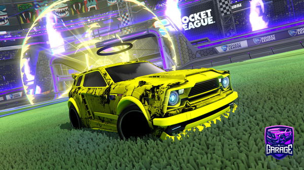 A Rocket League car design from Itz_Monteiro