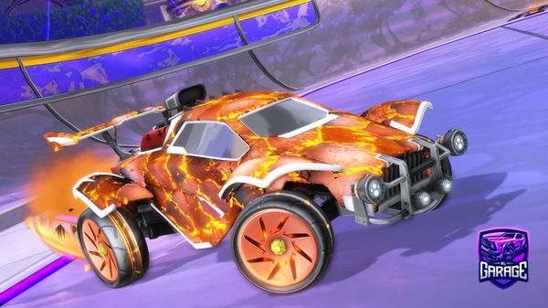 A Rocket League car design from JM906