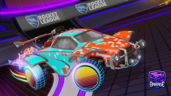 A Rocket League car design from Waspp__