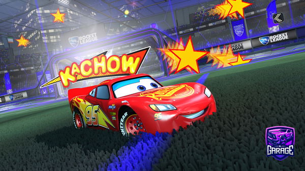 New LIGHTNING MCQUEEN Black Market Car On Rocket League! 