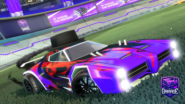 A Rocket League car design from Nkell123