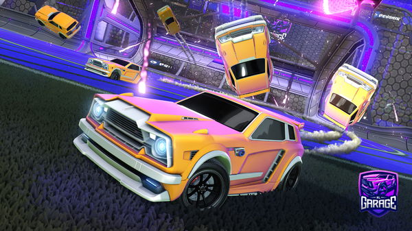 A Rocket League car design from PurpleGuyMBS