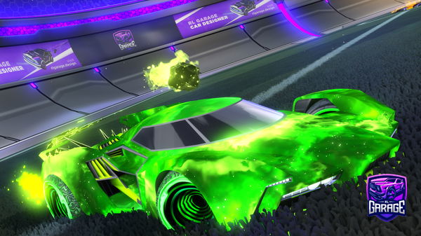 A Rocket League car design from ONYX-COMMANDER