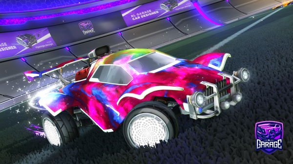 A Rocket League car design from FishFam092710