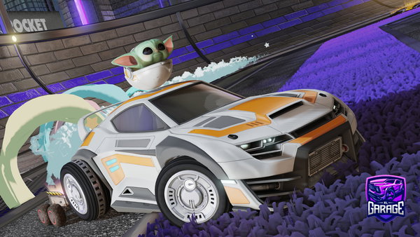 A Rocket League car design from -Mouni-