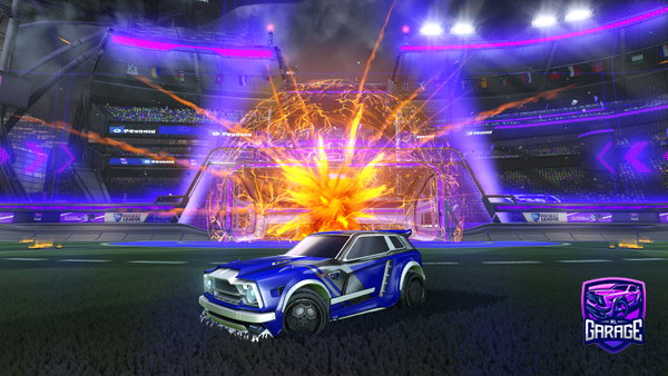 A Rocket League car design from XproH709