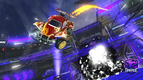 A Rocket League car design from CreawayzYT