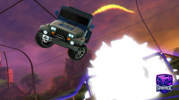 A Rocket League car design from tyoran