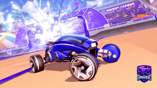 A Rocket League car design from Merguez95