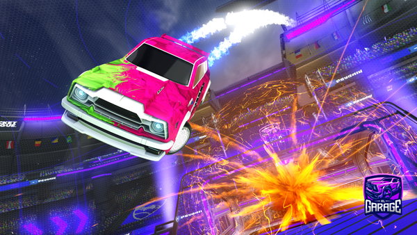 A Rocket League car design from alel20062008