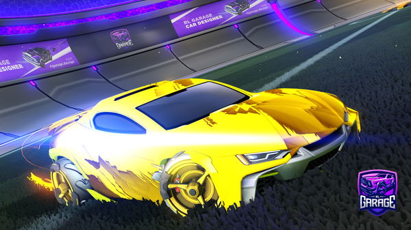 A Rocket League car design from EmergNC