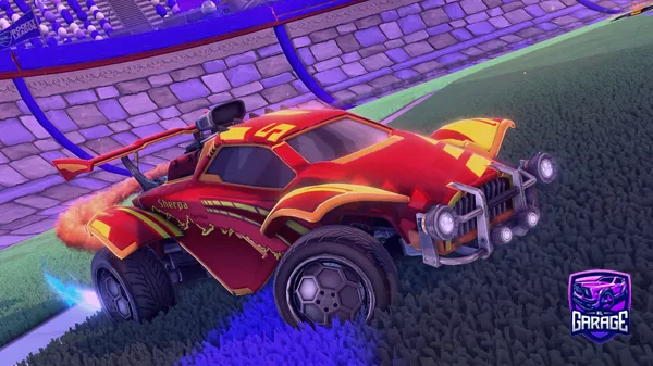 A Rocket League car design from 2K26