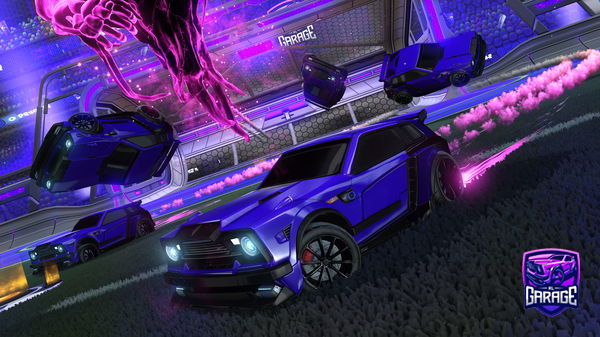 A Rocket League car design from hassngym