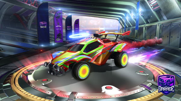 A Rocket League car design from Dxgital