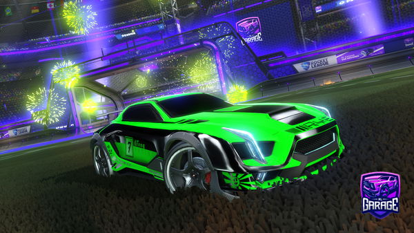 A Rocket League car design from Geo_Hell86
