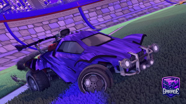 A Rocket League car design from oemblack