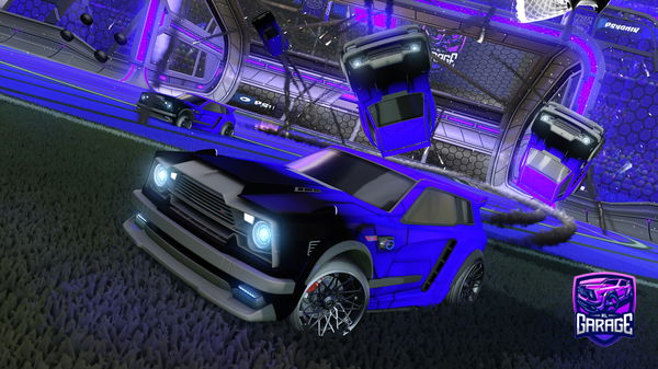 A Rocket League car design from Mataze