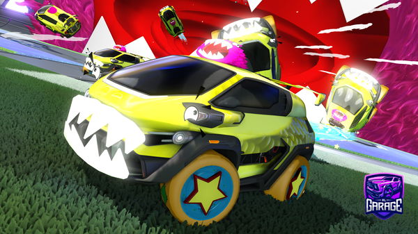 A Rocket League car design from OhmyThe