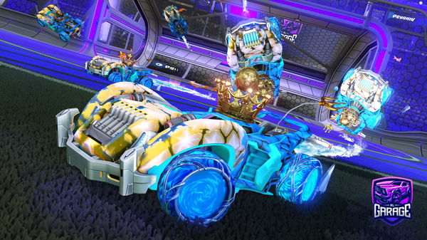 A Rocket League car design from Degito