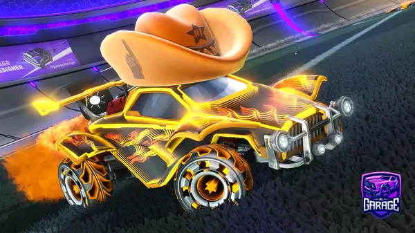 A Rocket League car design from BINBOO132