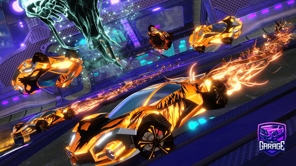 A Rocket League car design from Midni