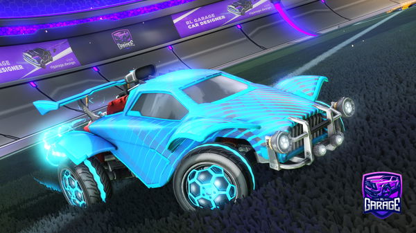 A Rocket League car design from HoopFestBaller30