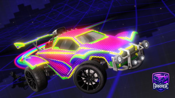 A Rocket League car design from Raiyu