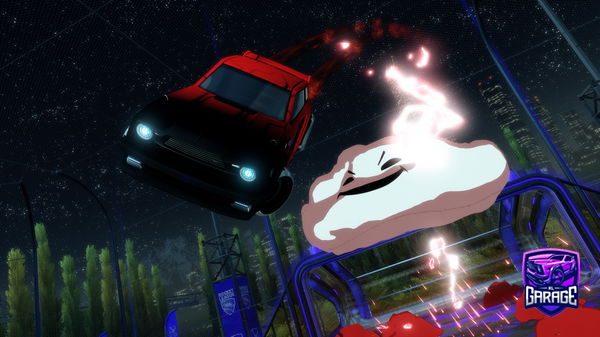 A Rocket League car design from raspberrv