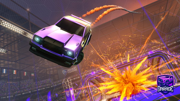 A Rocket League car design from streamssk