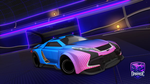 A Rocket League car design from ShikanoR