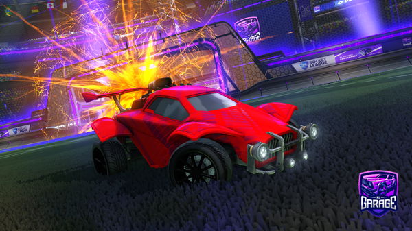 A Rocket League car design from Jamesandurmom