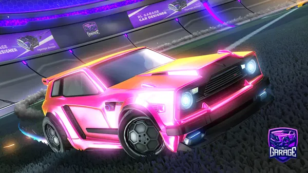 A Rocket League car design from Splashbarnes