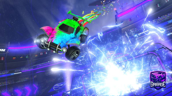 A Rocket League car design from LUKAMAKESTRADES