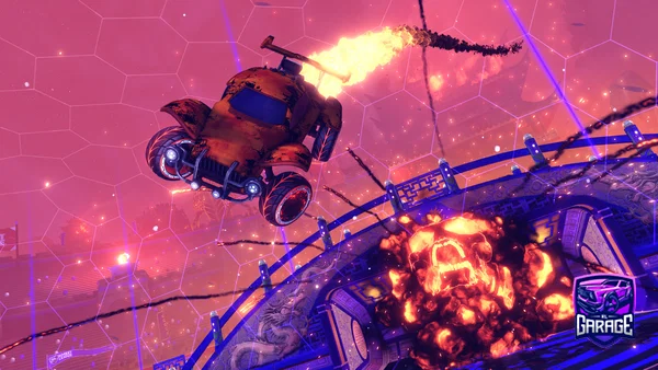 A Rocket League car design from lloft