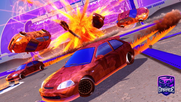 A Rocket League car design from Threeerios