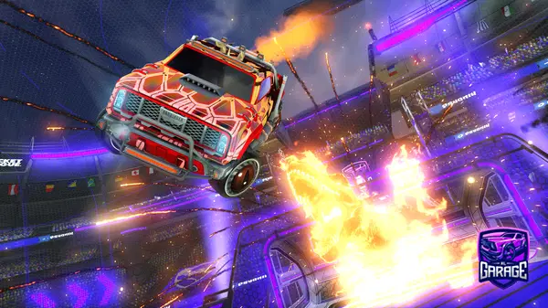 A Rocket League car design from Cosplash