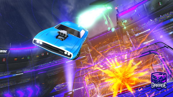 A Rocket League car design from SnailGod89
