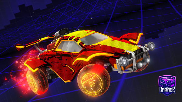 A Rocket League car design from Interstellar_Dragon