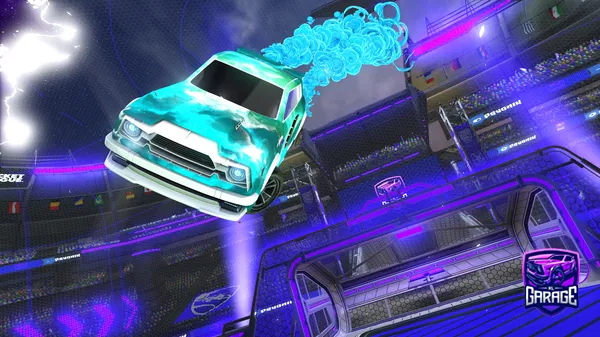 A Rocket League car design from LOHJICKE