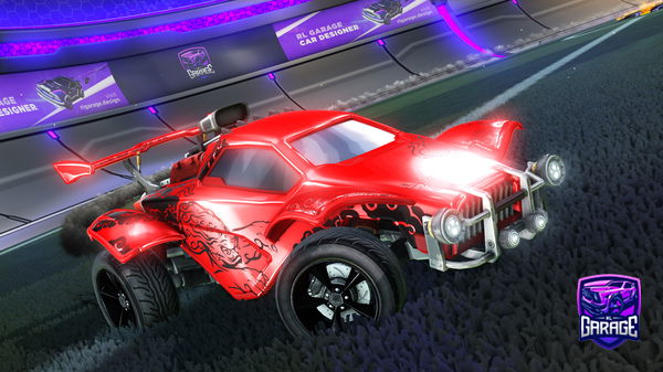 A Rocket League car design from WhiteDominusDealer