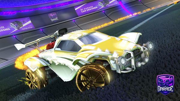 A Rocket League car design from Shyyfty